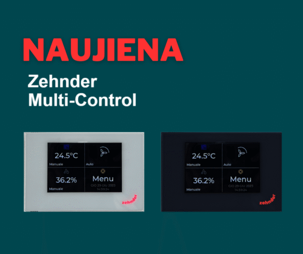 Rekuperatorius ZEHNDER ComfoAir E 350 plokštelinis entalpinis - Image 3